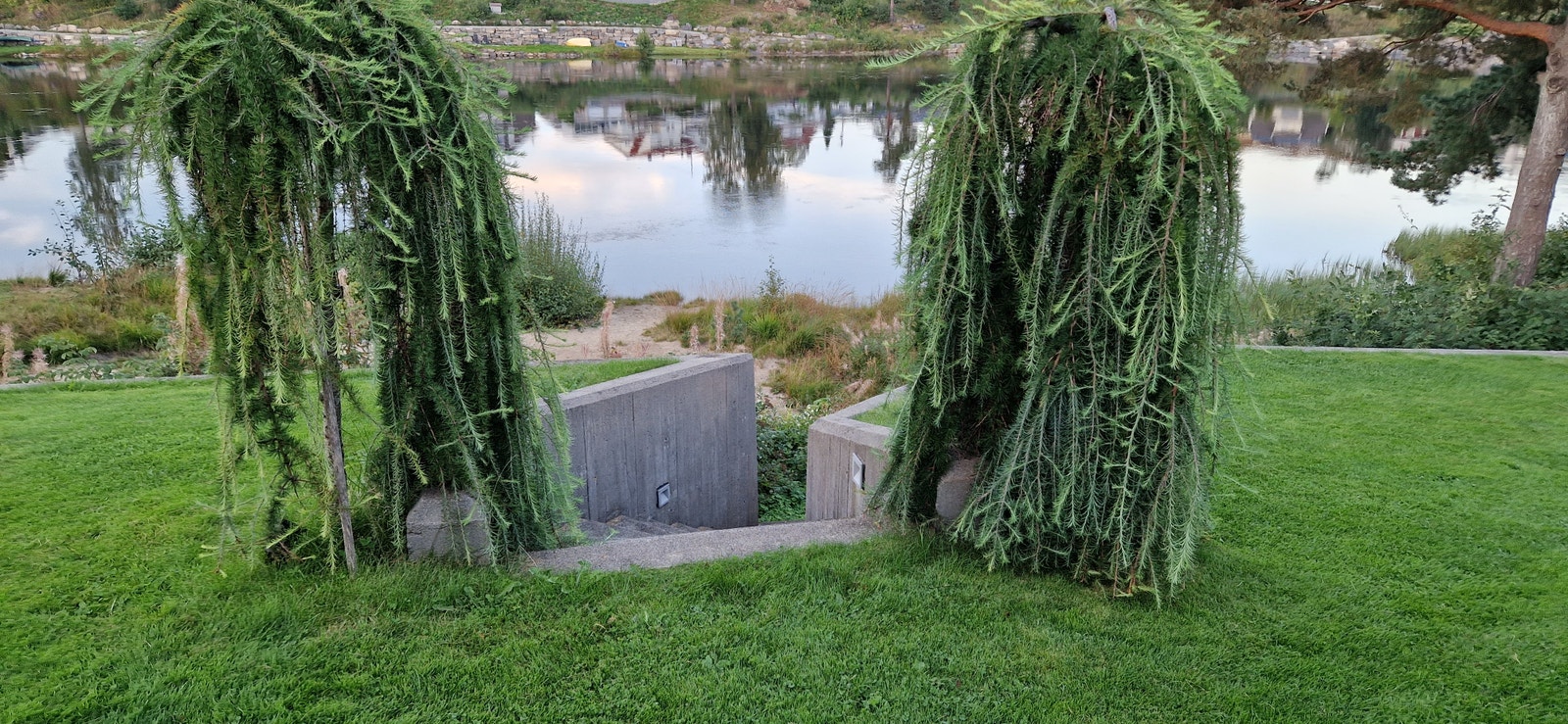 Trapp ned til badestrand Galleribilde