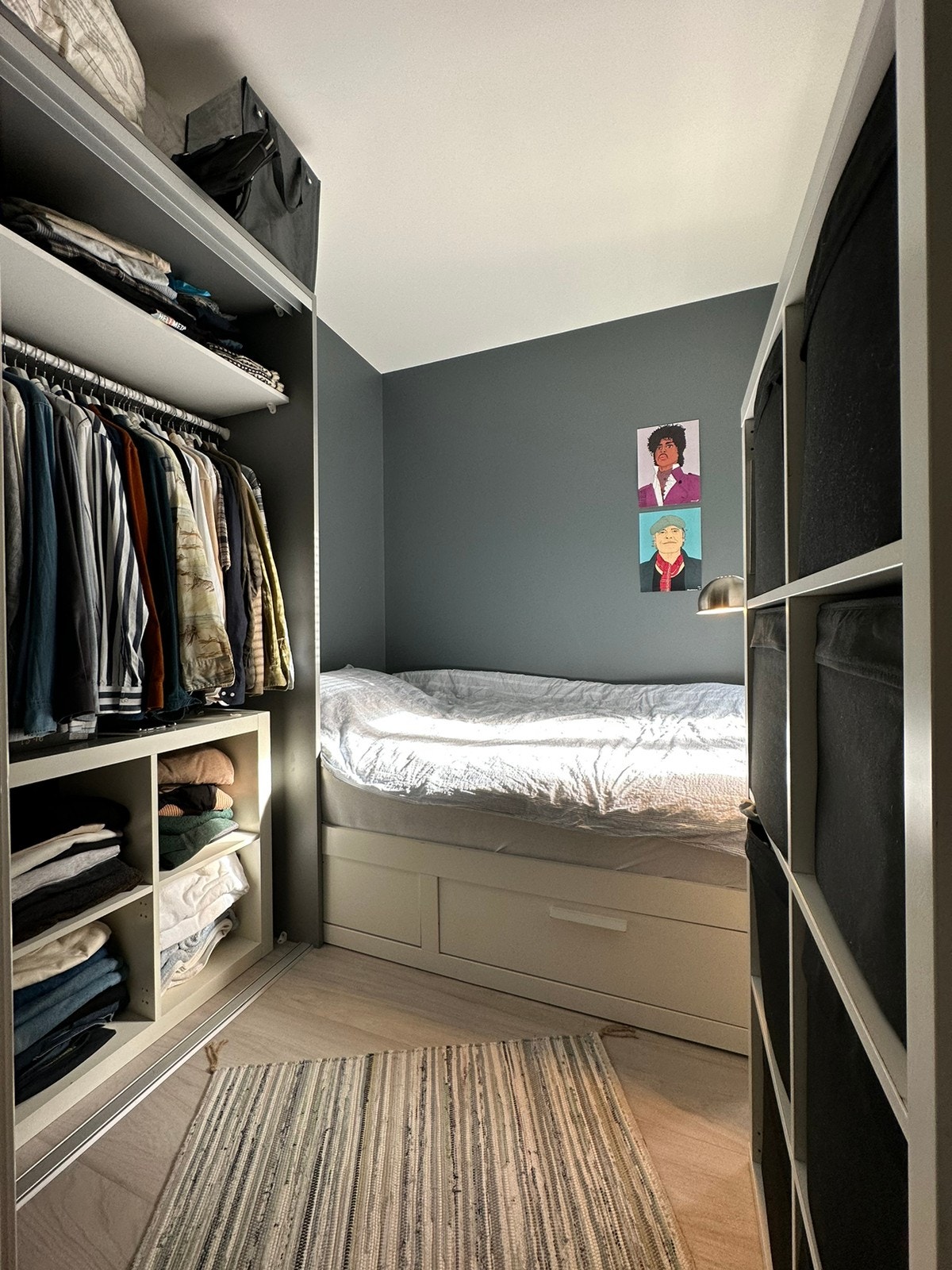 Det ledige rommet slik det tidligere har vært møblert Galleribilde