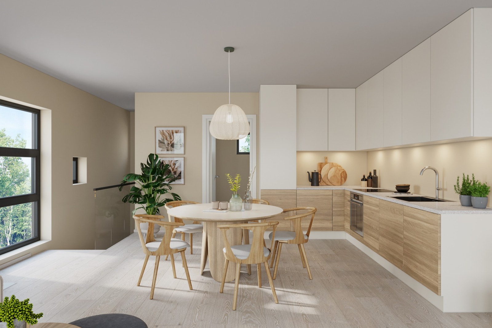 Kjøkken og inngang til soverom i 2 etg. Galleribilde