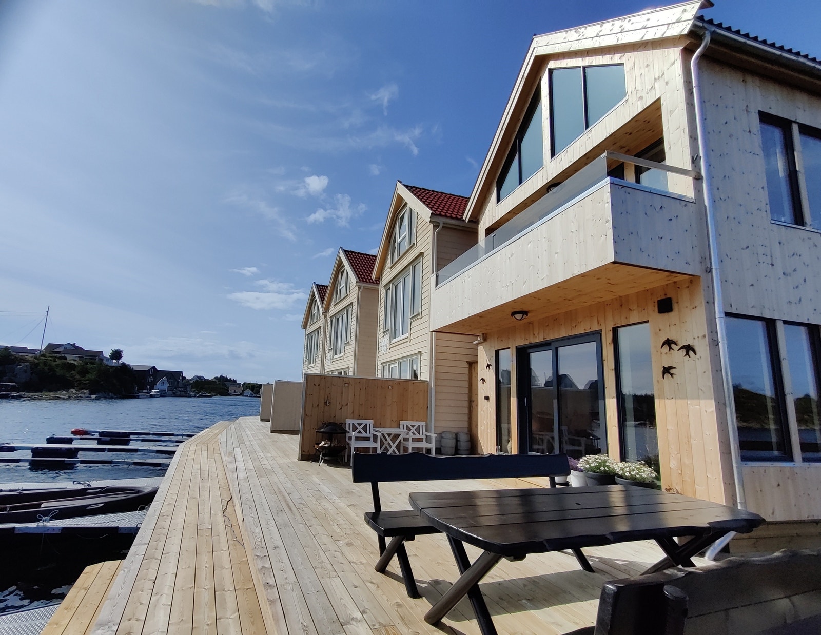 Flott uteområde. Galleribilde