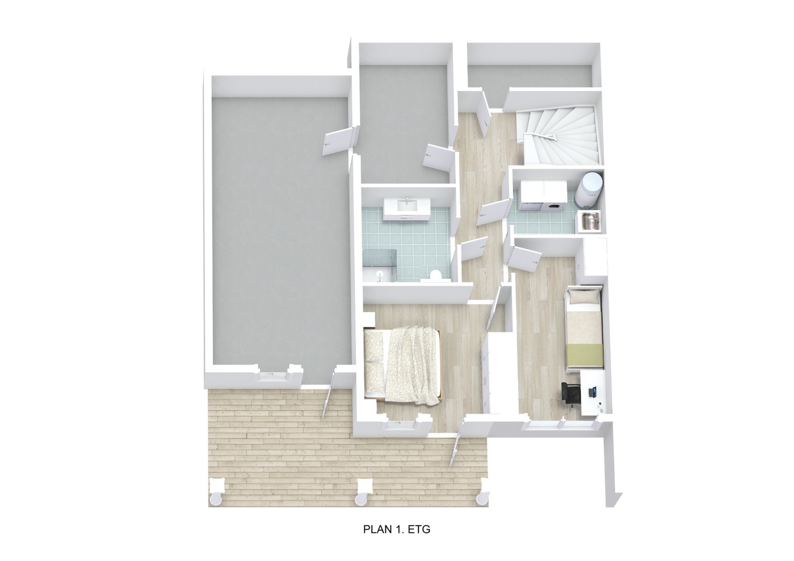 Planteikning u.etg. Galleribilde