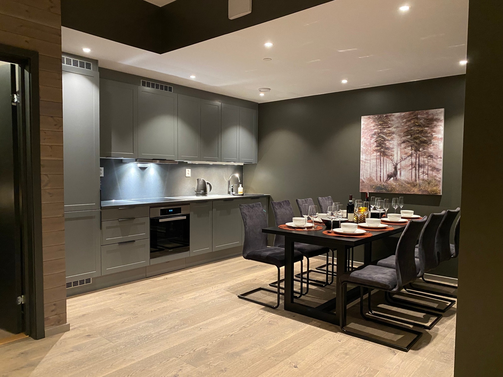 Kjøkken kveld Galleribilde