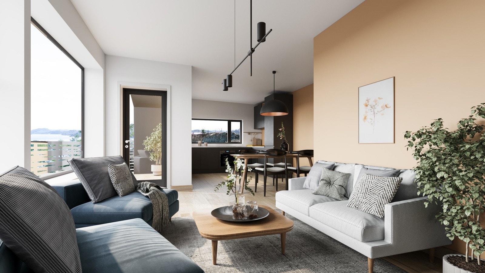 Illustrasjonbilde stue Galleribilde