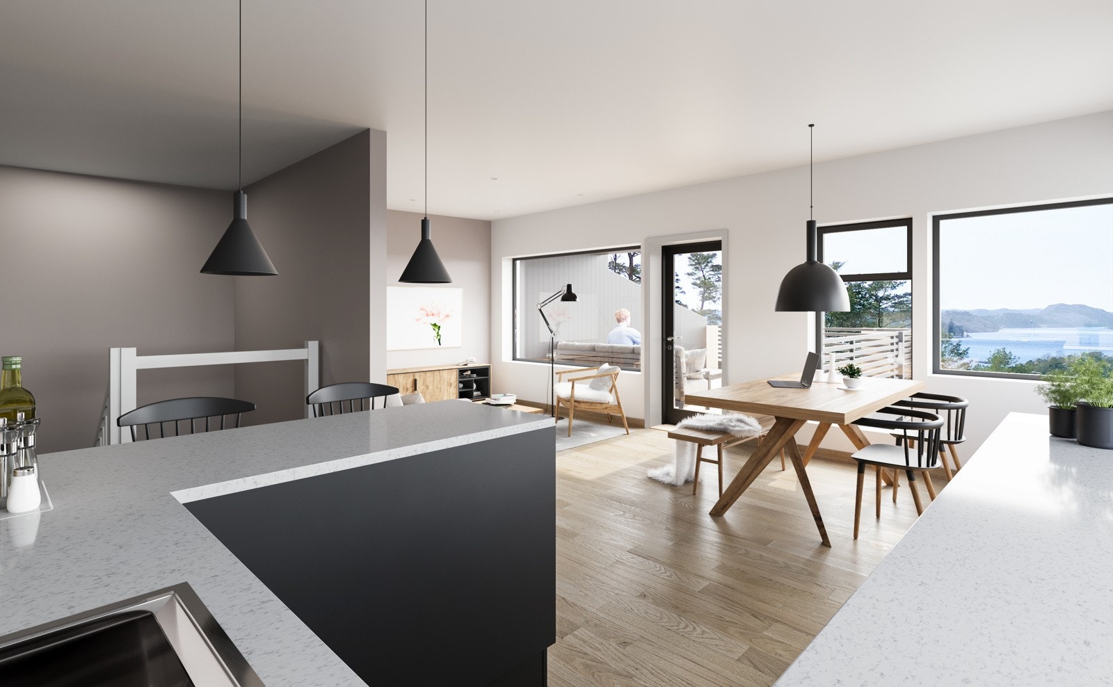 Illustrasjonsbilde kjøkken Galleribilde