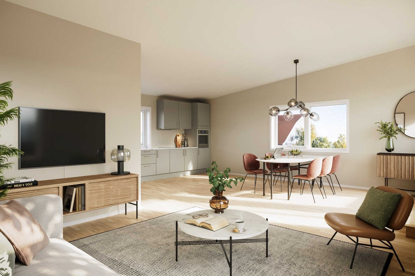 Stue/kjøkken 3.etg. Galleribilde