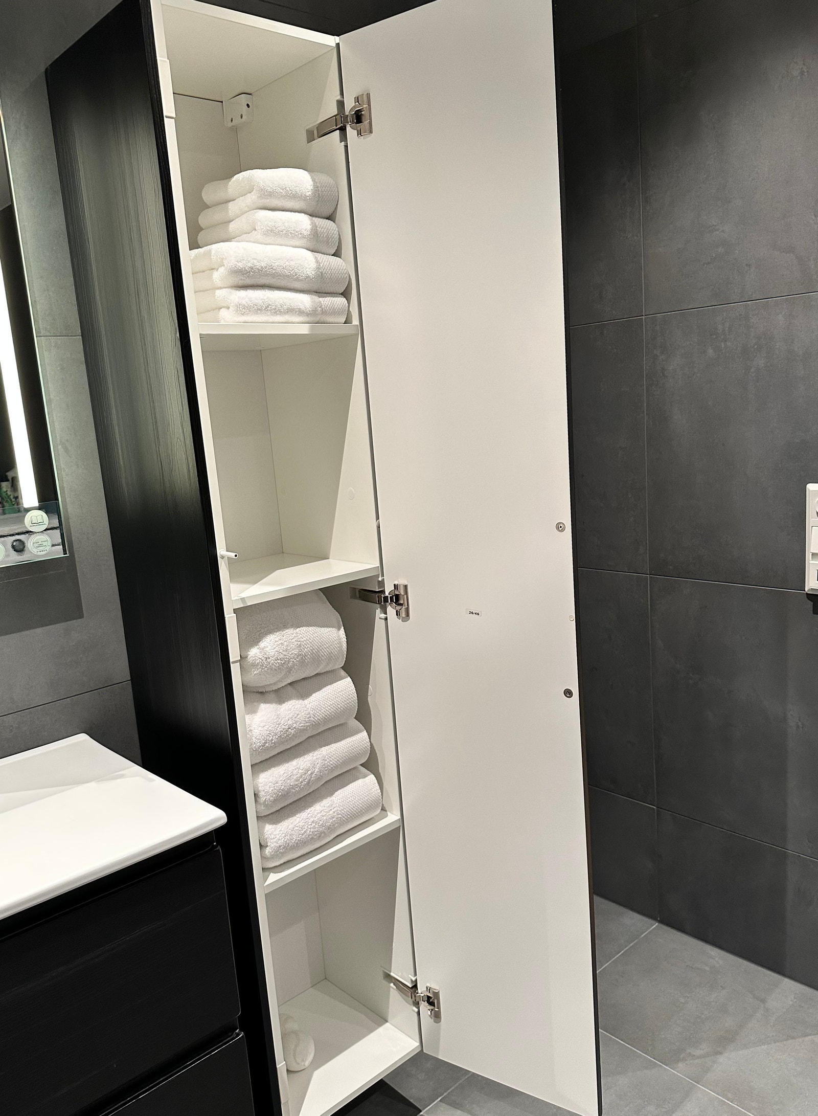 Håndduker av høy kvalitet følger med om ønskelig Galleribilde