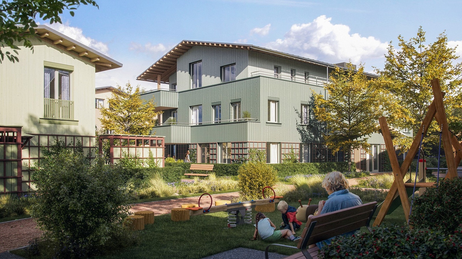 Gode uterom og møteplasser for små og store. Galleribilde