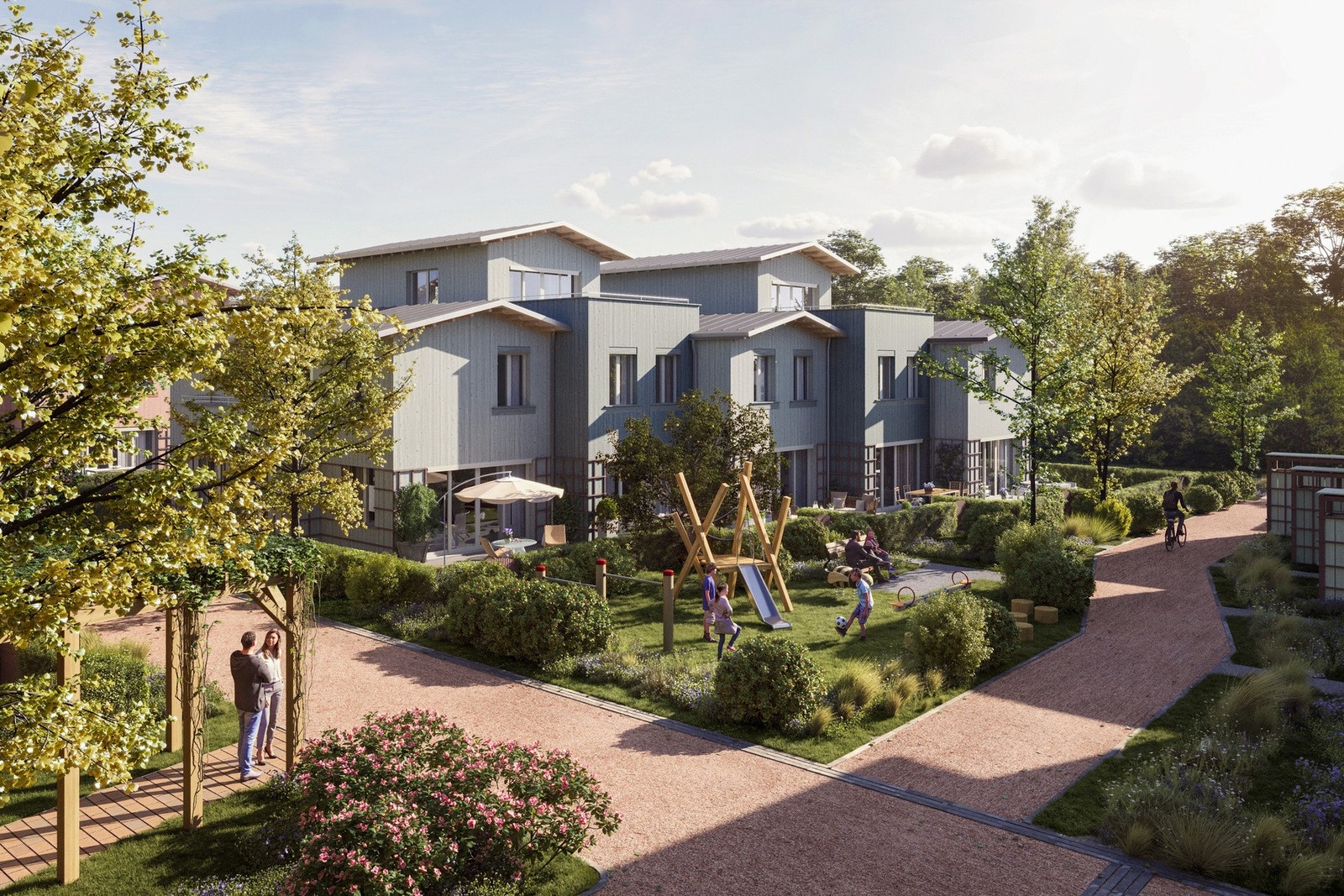 Bilfritt, tilbaketrukket og frodig. Galleribilde