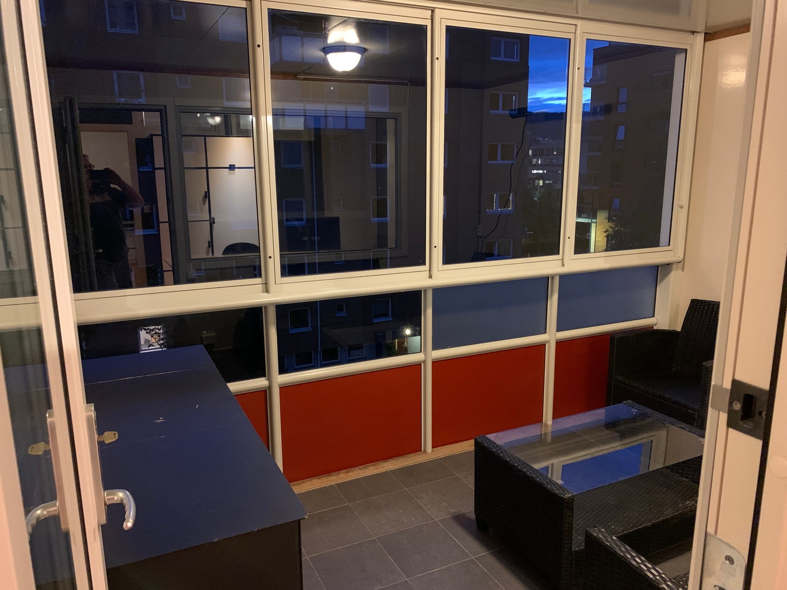 Innebygget veranda/vinterhage Galleribilde