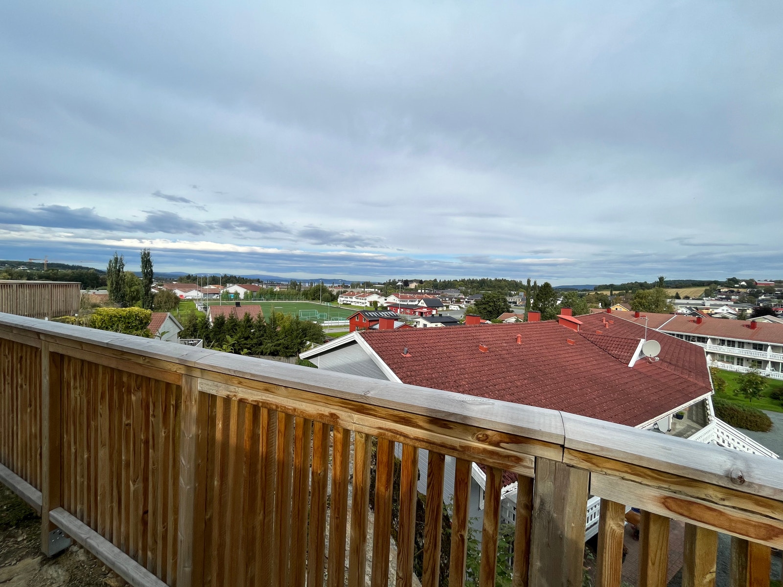 Udsigt fra terrasse Galleribilde