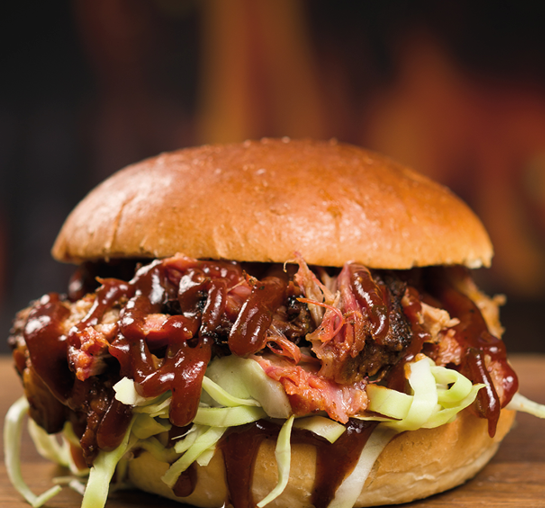 Pulled Pork burger Galleribilde