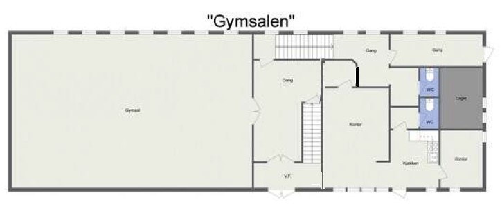 Planløsning 1 etasje Galleribilde