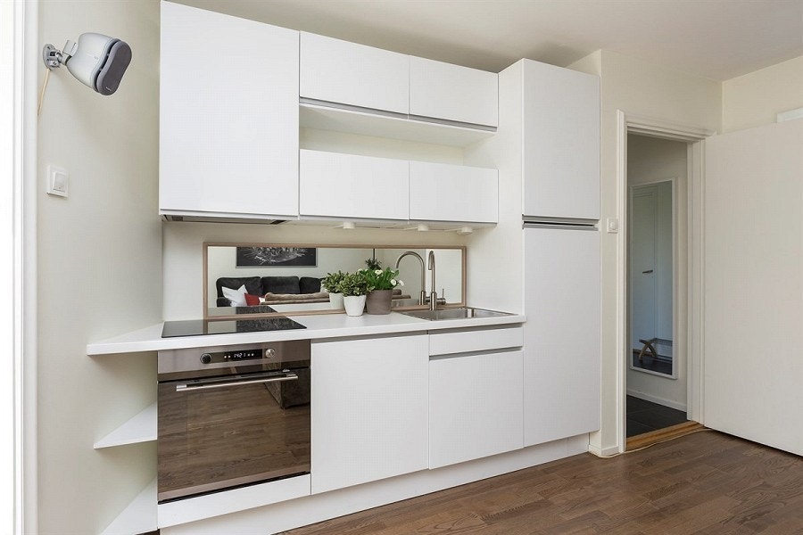 Åpen kjøkken/stue-løsning Galleribilde