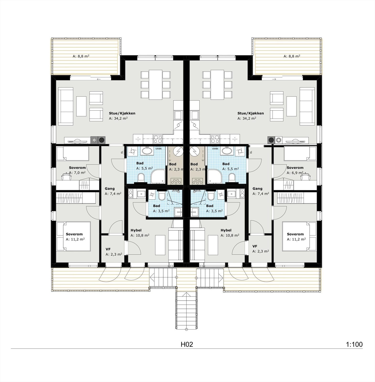 Planskisse Galleribilde