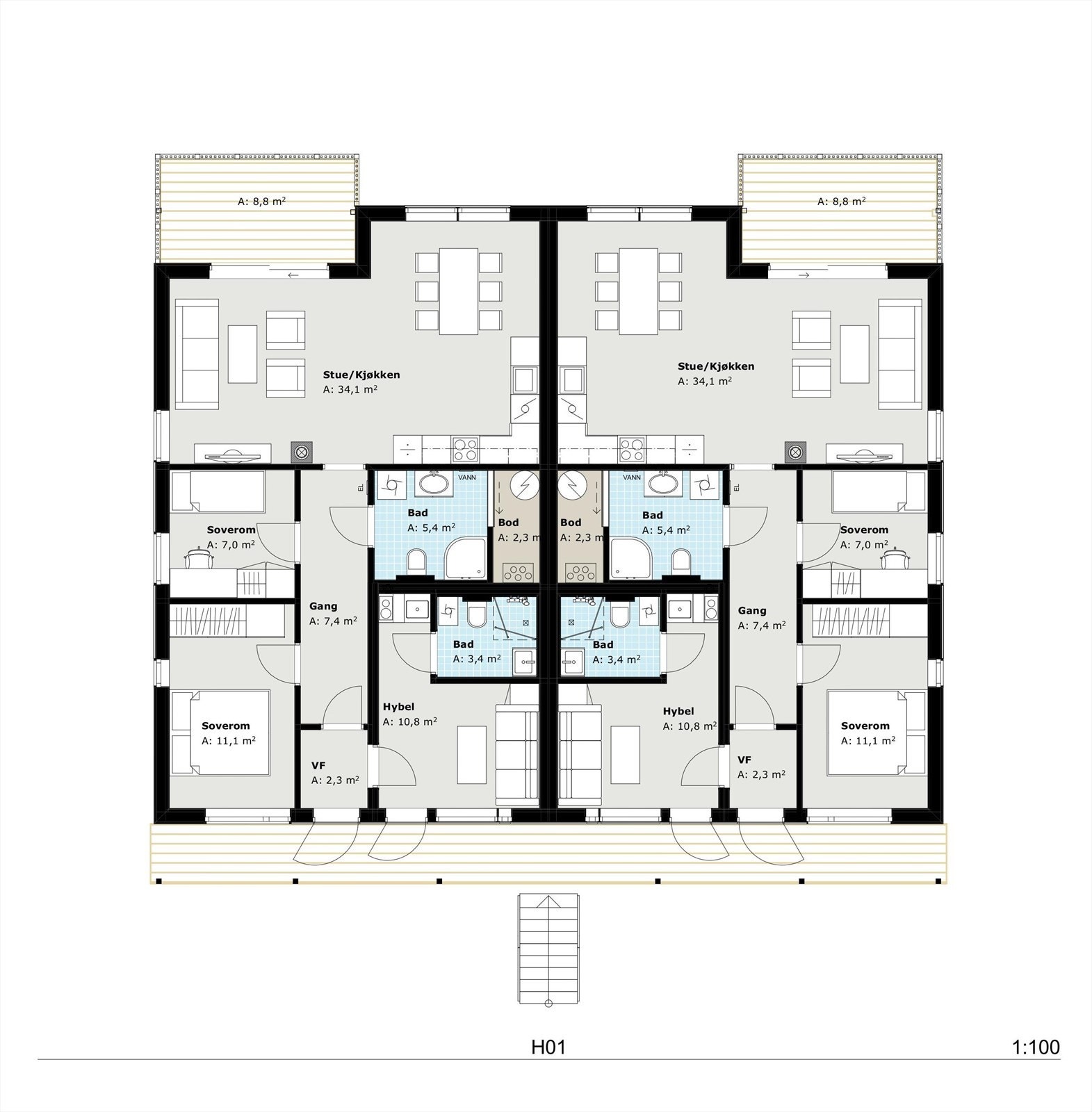 Planskisse Galleribilde