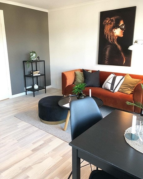 Stue plass til spisebord Galleribilde