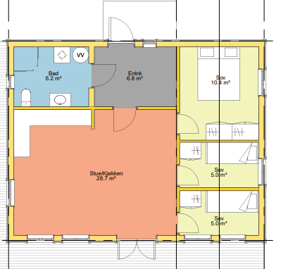 Versjon 1 til kr 4.900.000,- på tomt 1 Galleribilde