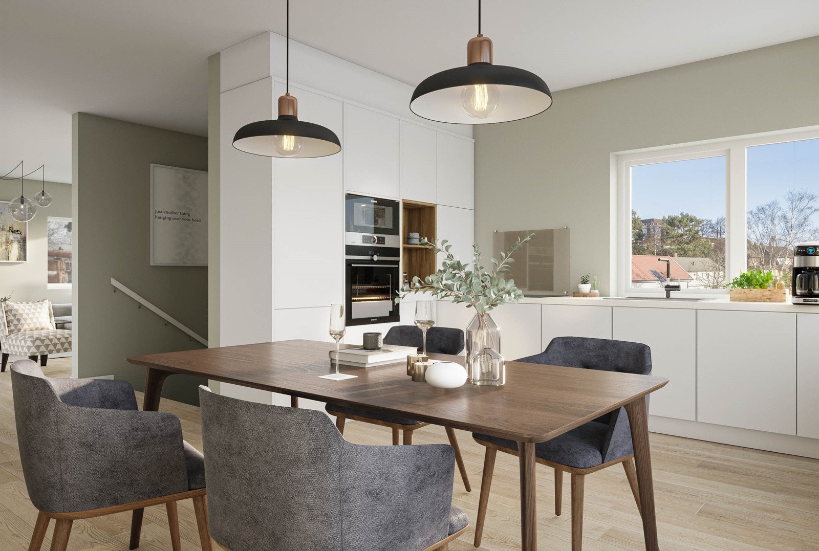 Om kjøkkenet er stort eller lite, er smarte og fleksible løsninger alltid aktuelle. På Trøåsen blir det levert kjøkken av god dansk kvalitet og design. Galleribilde