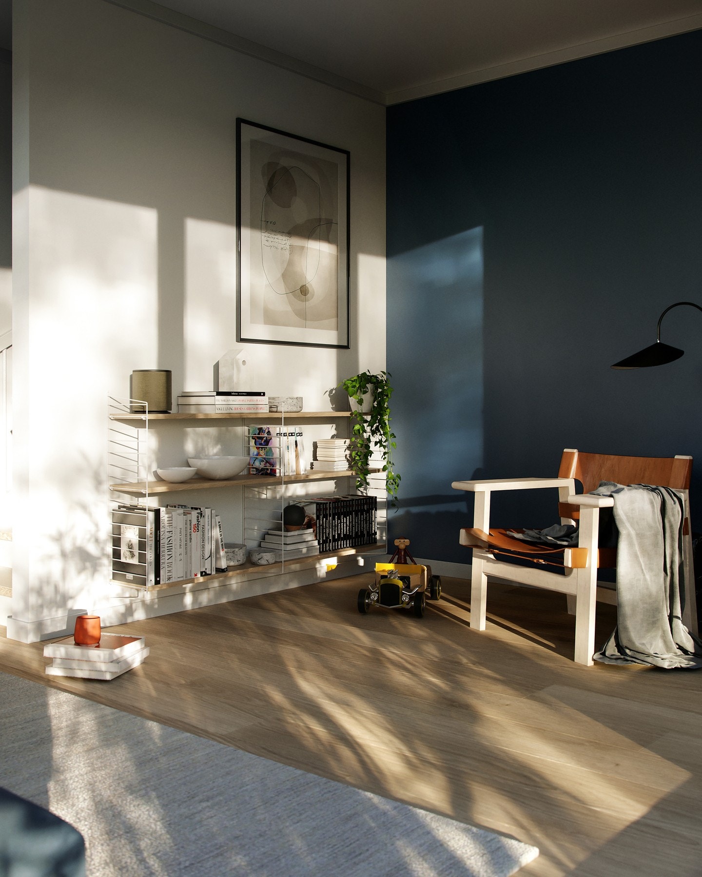 Felles for alle leilighetene er den store takhøyden, som gir en romslig følelse og sørger for mye naturlig lys. Galleribilde