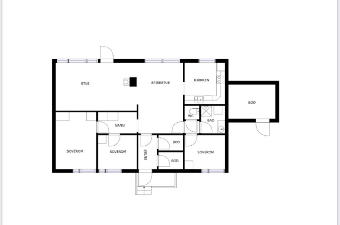Plantegning Galleribilde