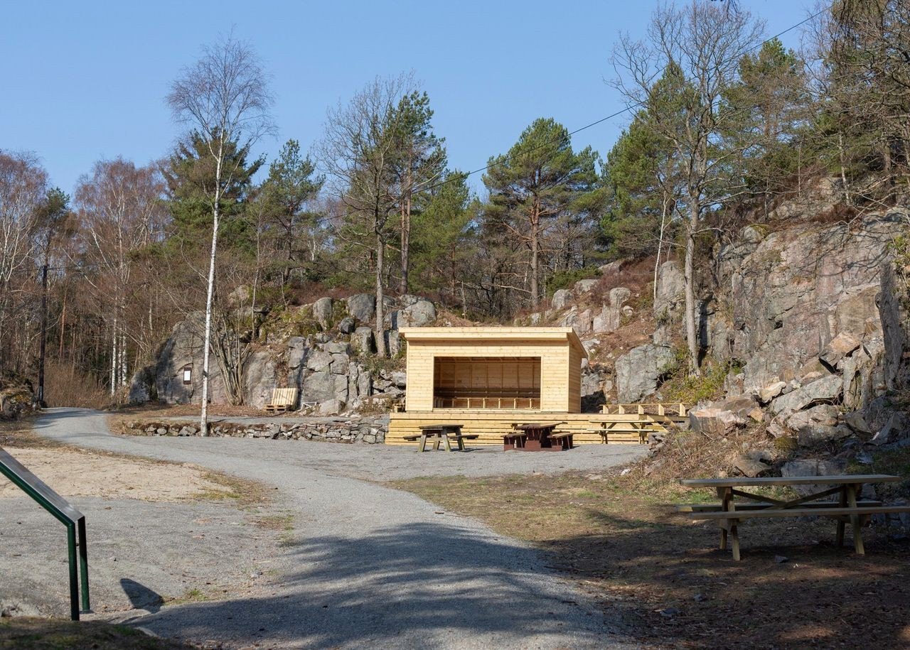 Krageviga turområde like i nærheten Galleribilde