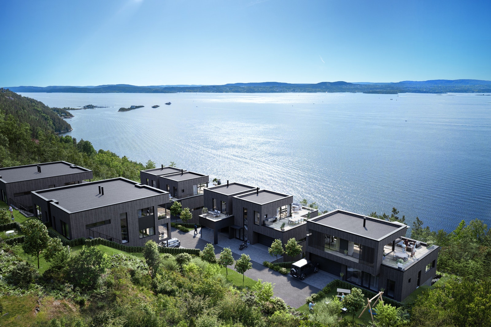 SIKT Nesodden ligger bare ti minutter unna fergen på Nesoddtangen, så kort tid etter at døren smekker igjen hjemme, kan du spasere i land på Aker brygge. Galleribilde