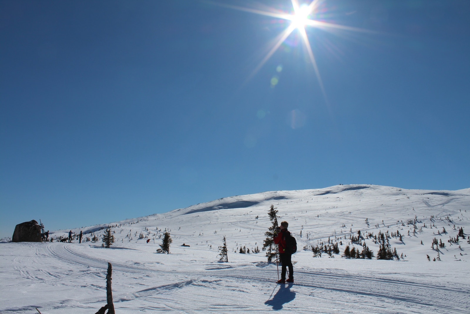 Bildet er fra 4,5 km fra tomten inne på Vikerfjell. Galleribilde