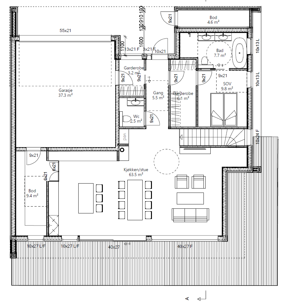 Plan u. etg. Galleribilde