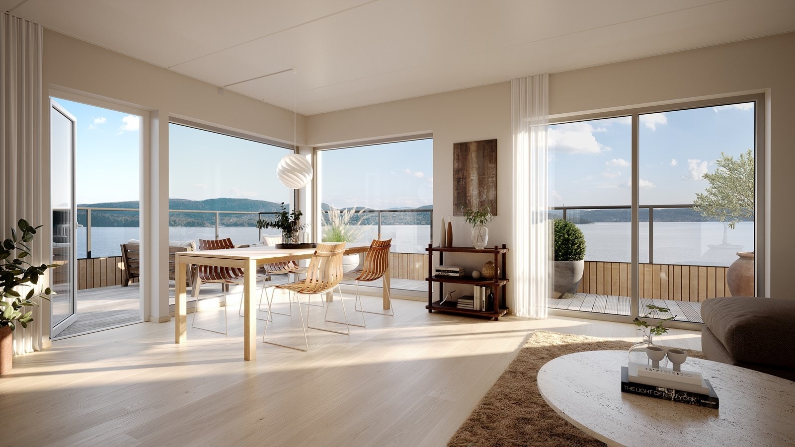 Strandholmen leilighet 601 Stue Galleribilde