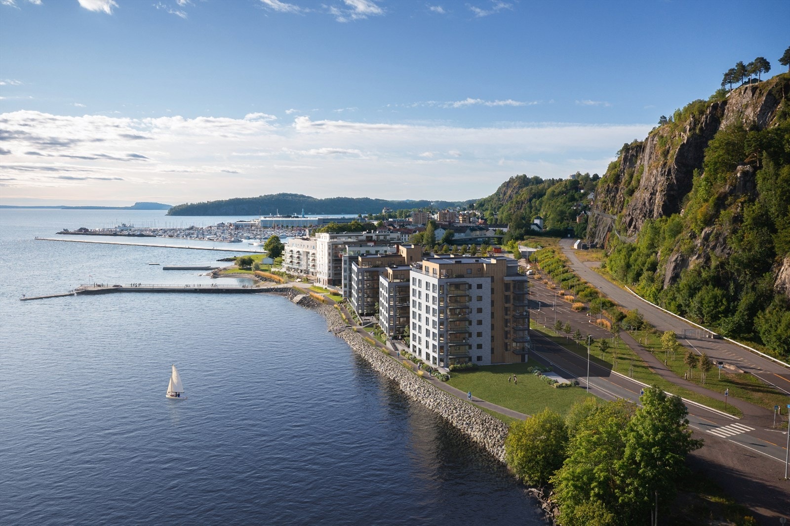 Oversikt Mot Sentrum Galleribilde