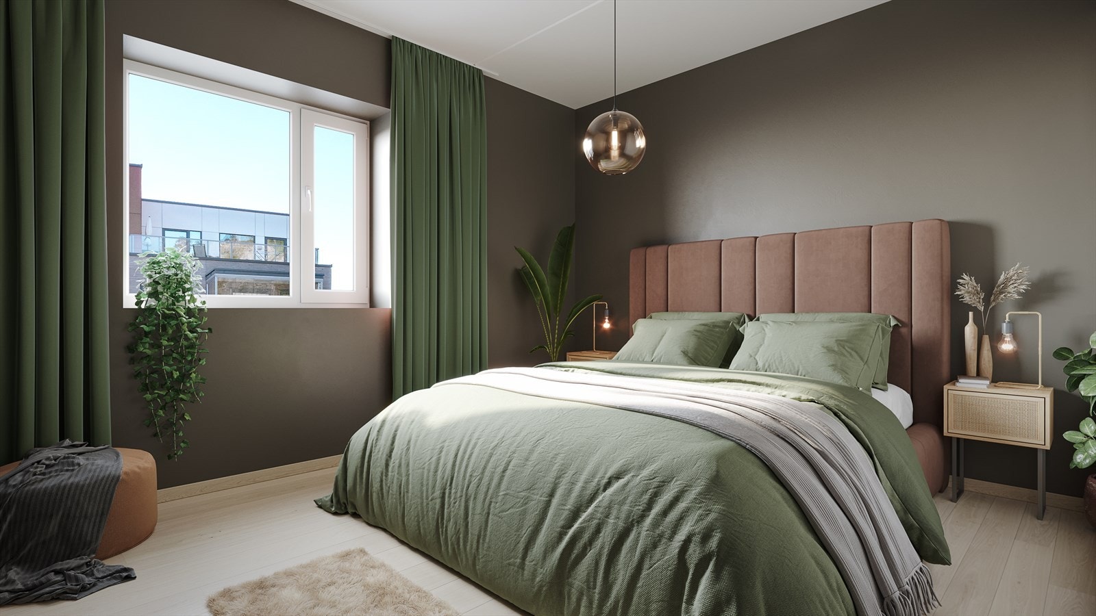 Strandholmen leilighet 502 Soverom Galleribilde