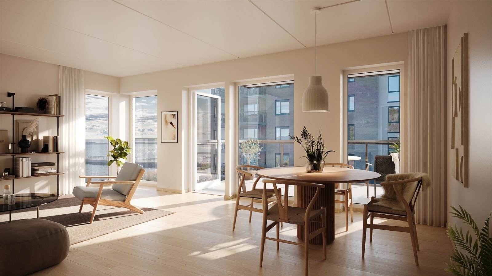 Strandholmen D203 Stue Galleribilde