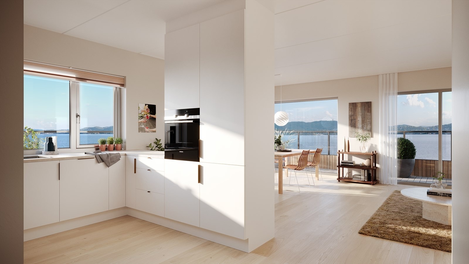 Strandholmen leilighet D601 Kjokken Galleribilde