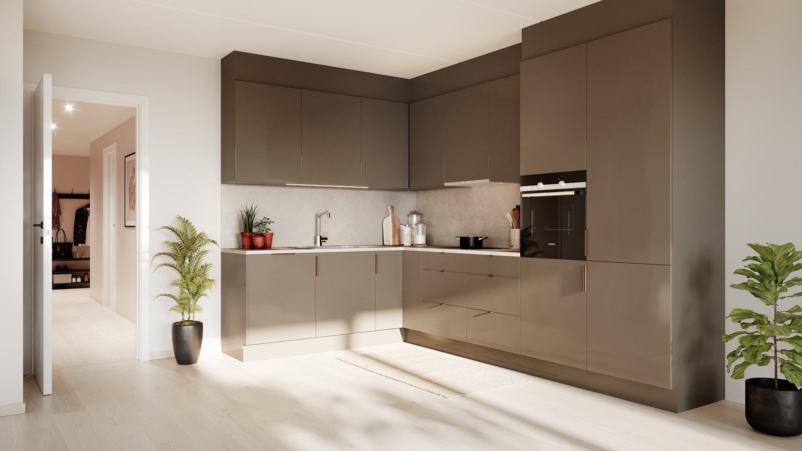 Strandholmen leilighet 502 Kjøkken Galleribilde