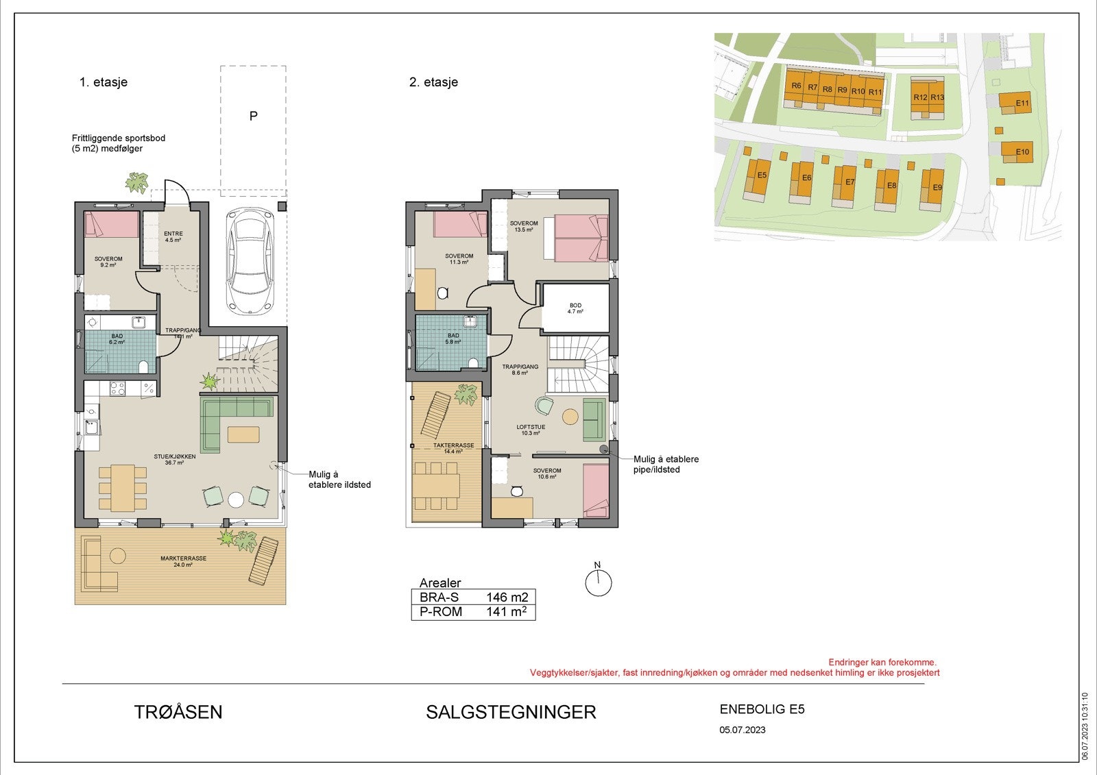 Salgstegning Galleribilde