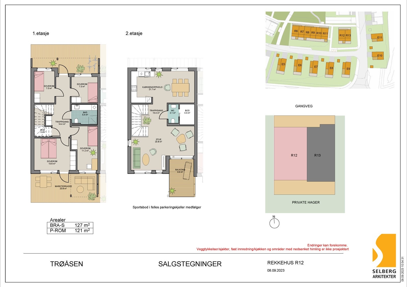 Salgstegning Galleribilde