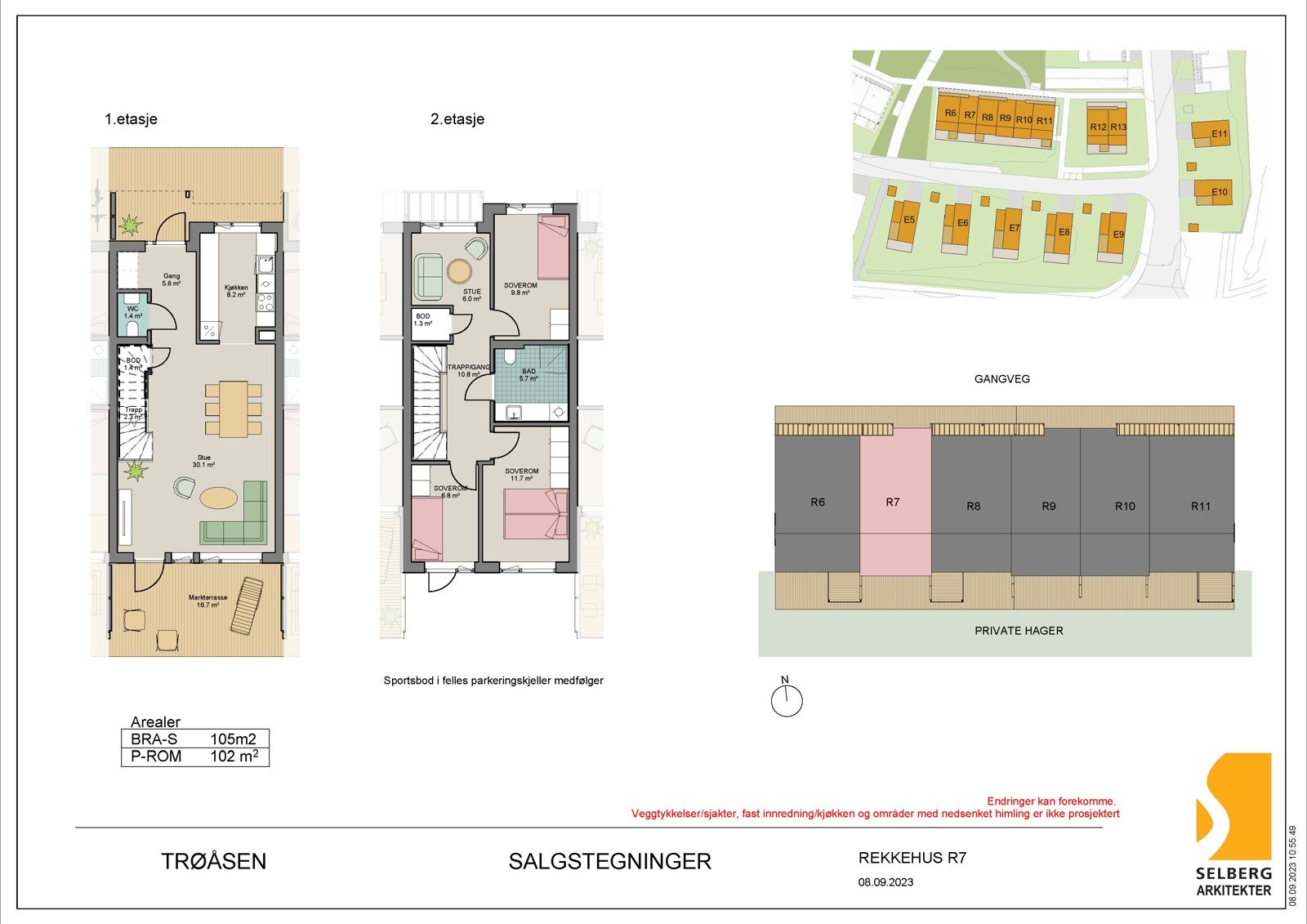 Salgstegning Galleribilde