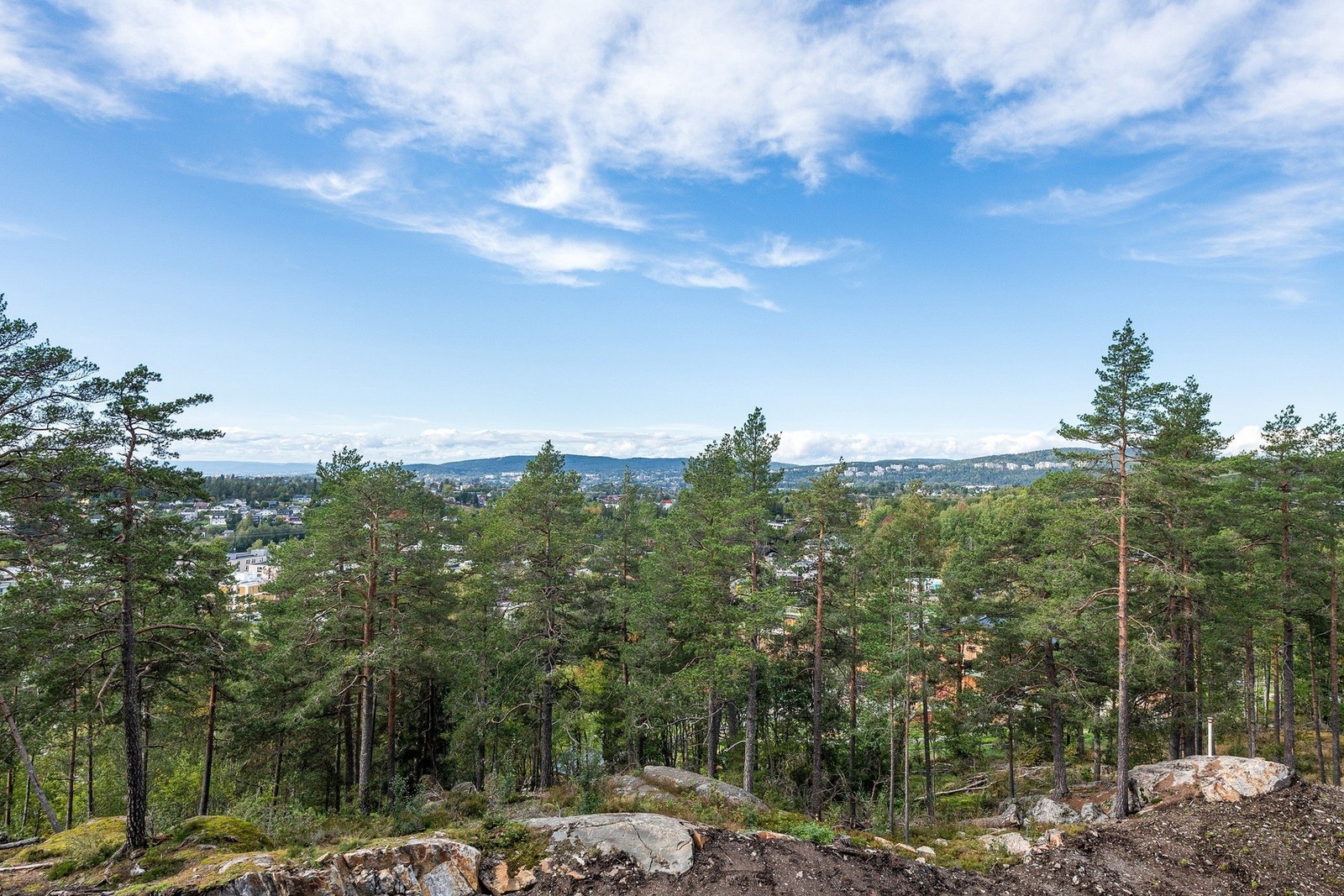 Flott utsikt fra hus E. Galleribilde