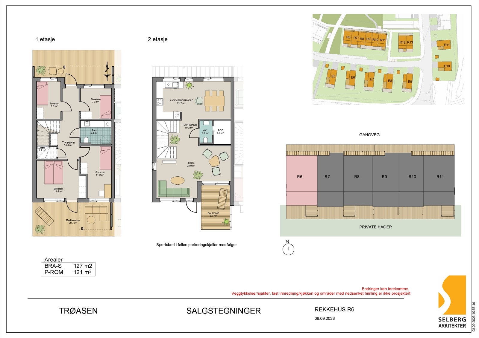 Salgstegning Galleribilde