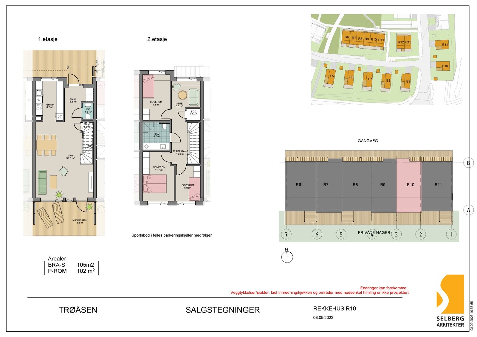 Salgstegning Galleribilde