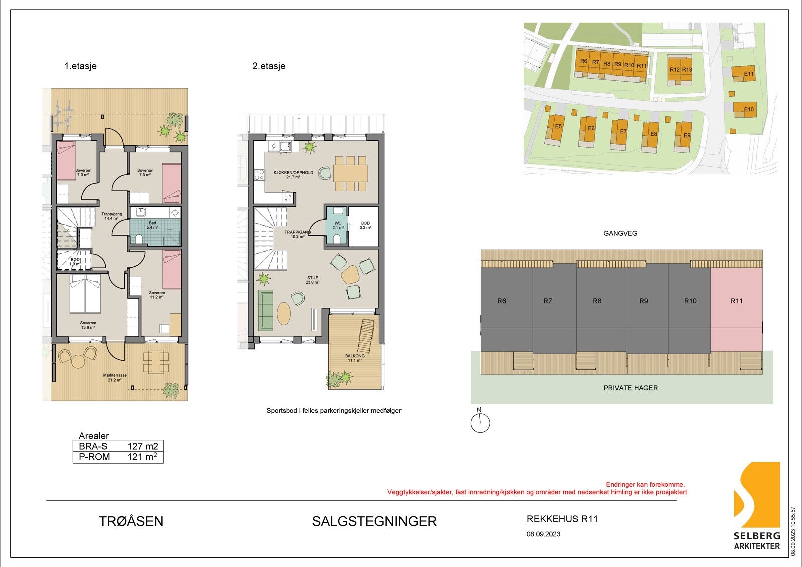 Salgstegning Galleribilde