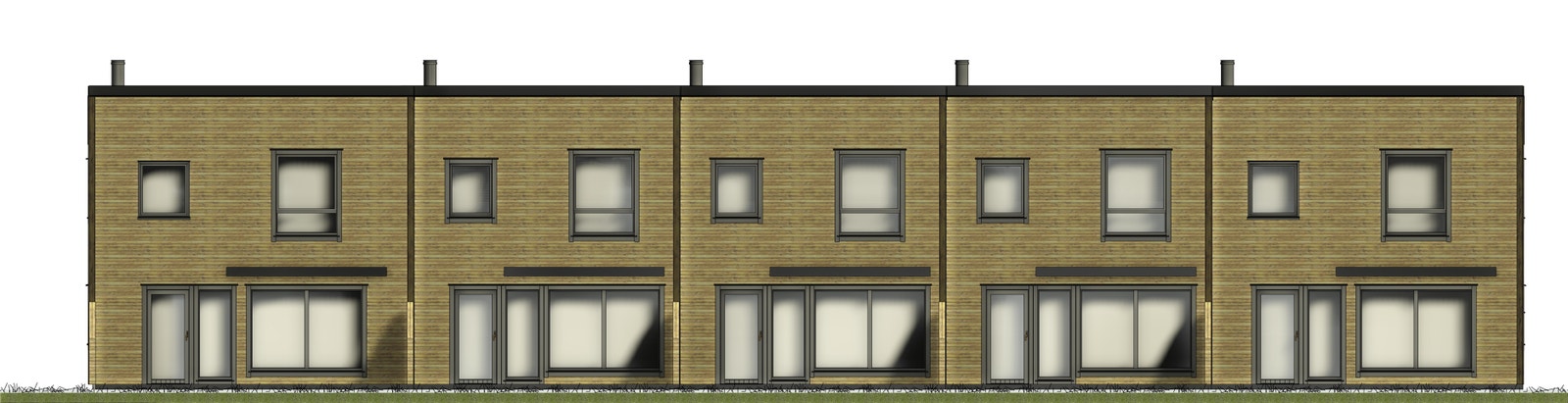 Her ser du fasaden mot Sør Galleribilde