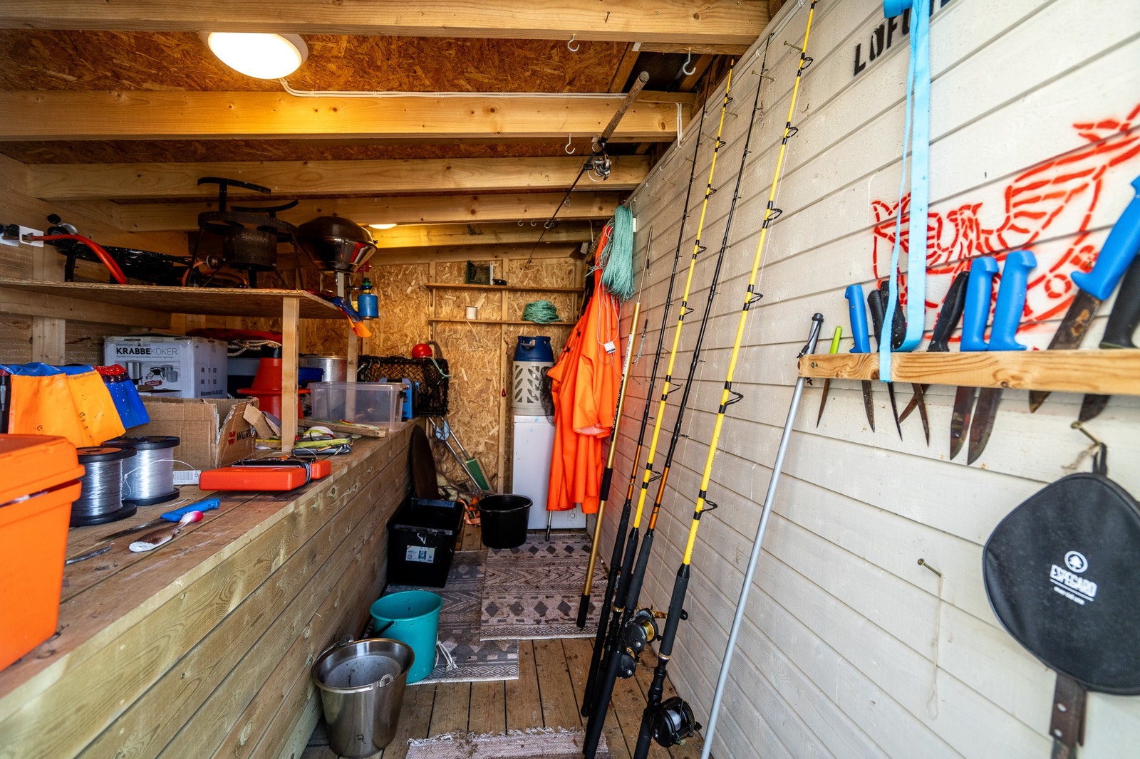 Fiskeutstyr Galleribilde
