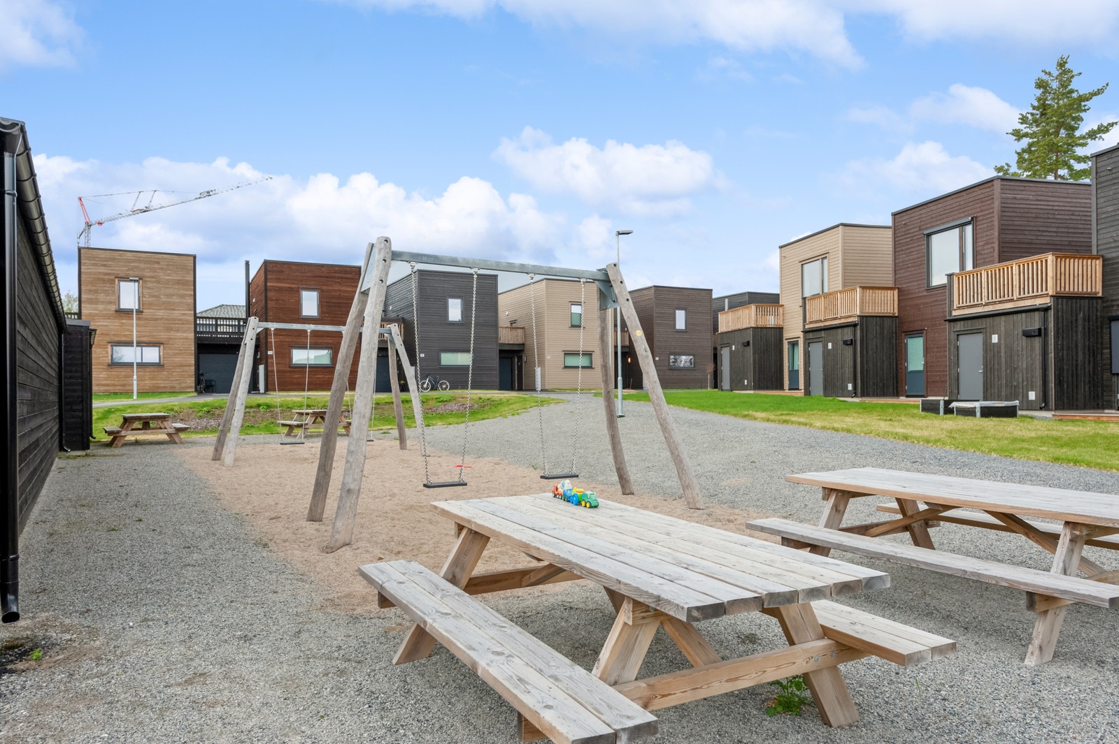 Fint fellesområde med lekeplass Galleribilde