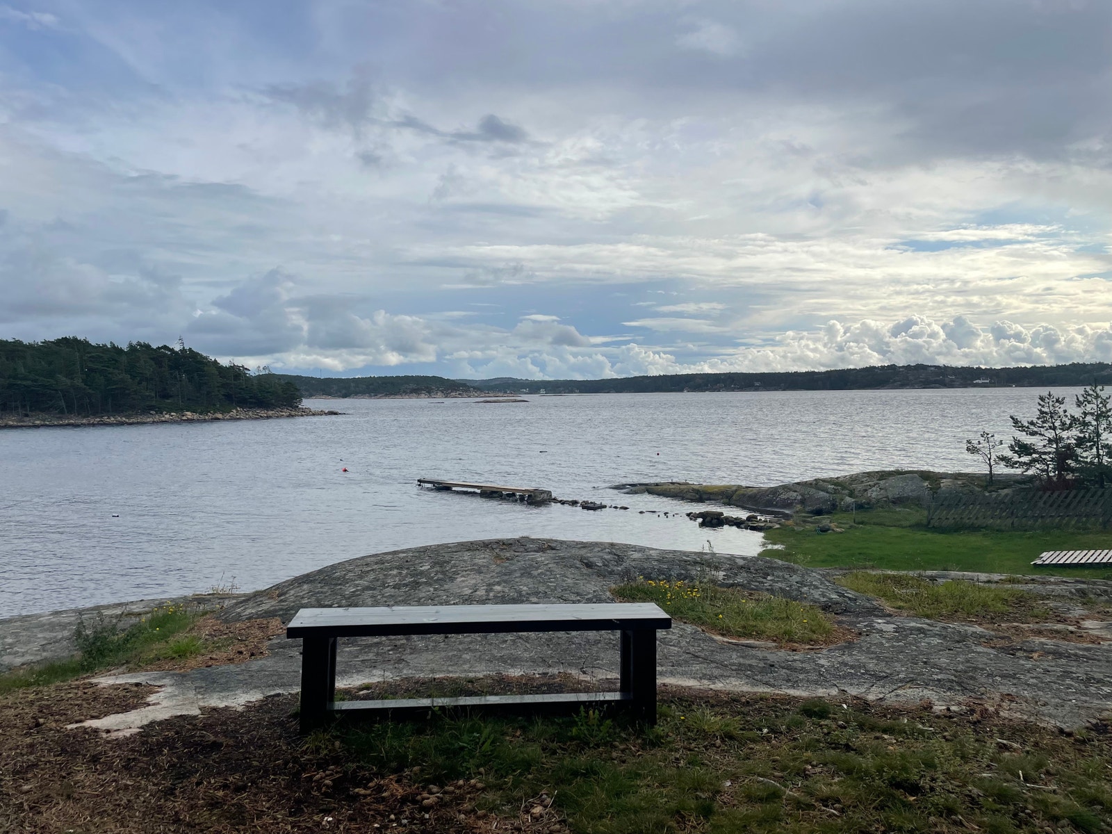 Skarsnesbukta med utsikt utover Gravingsund Galleribilde