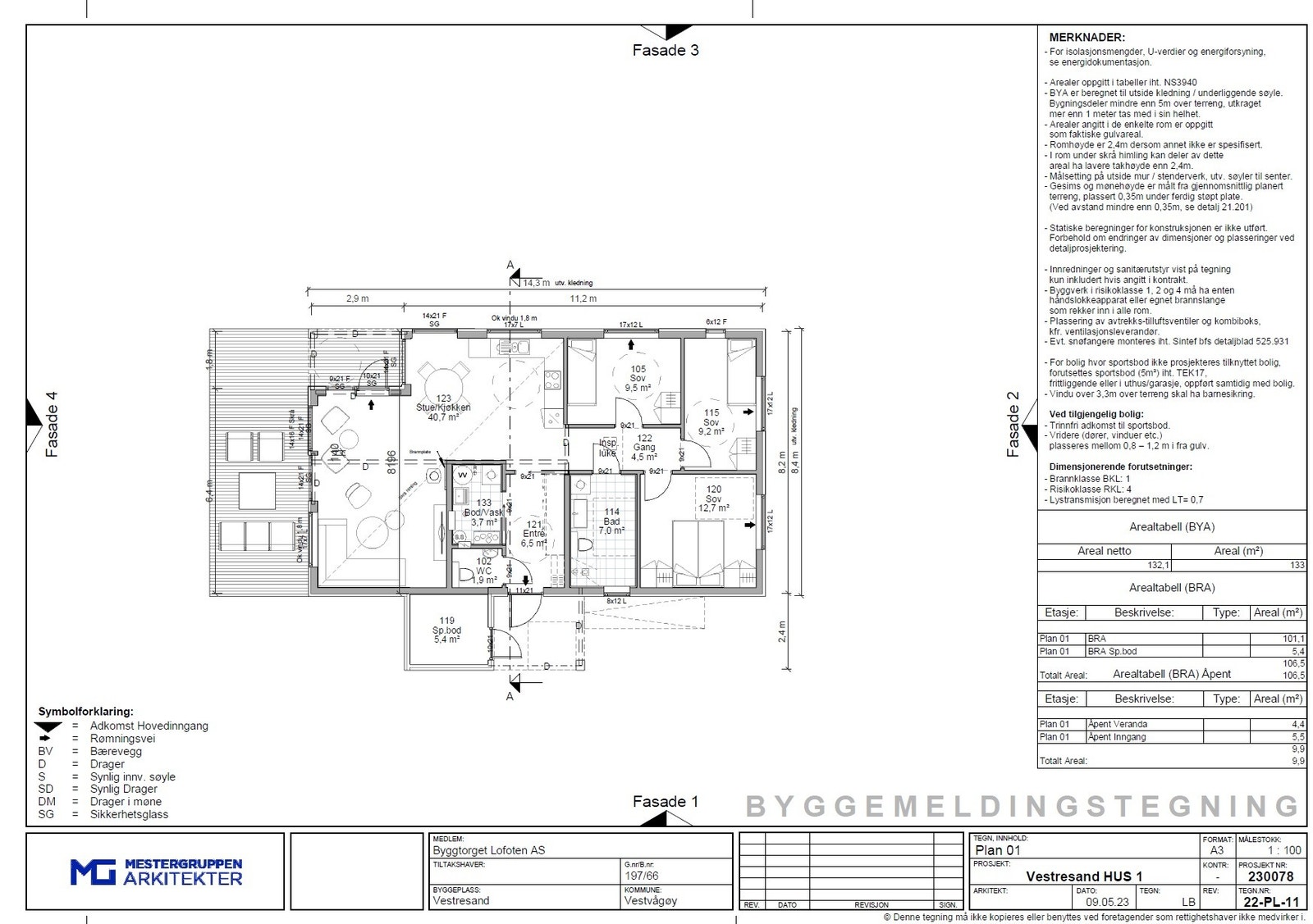 Plantegning Galleribilde