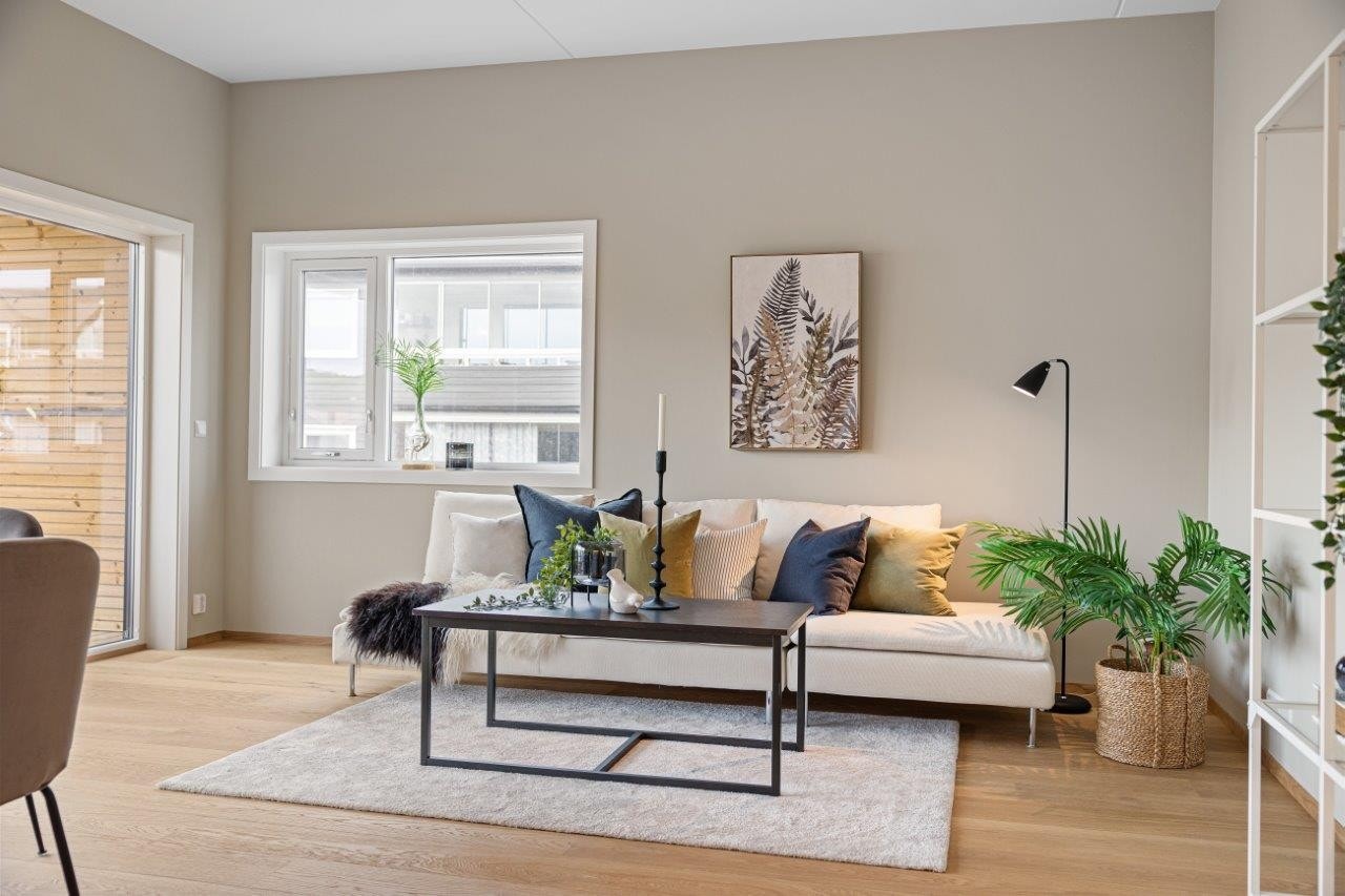 Utgang til privat balkong på 11,5 kvm Galleribilde