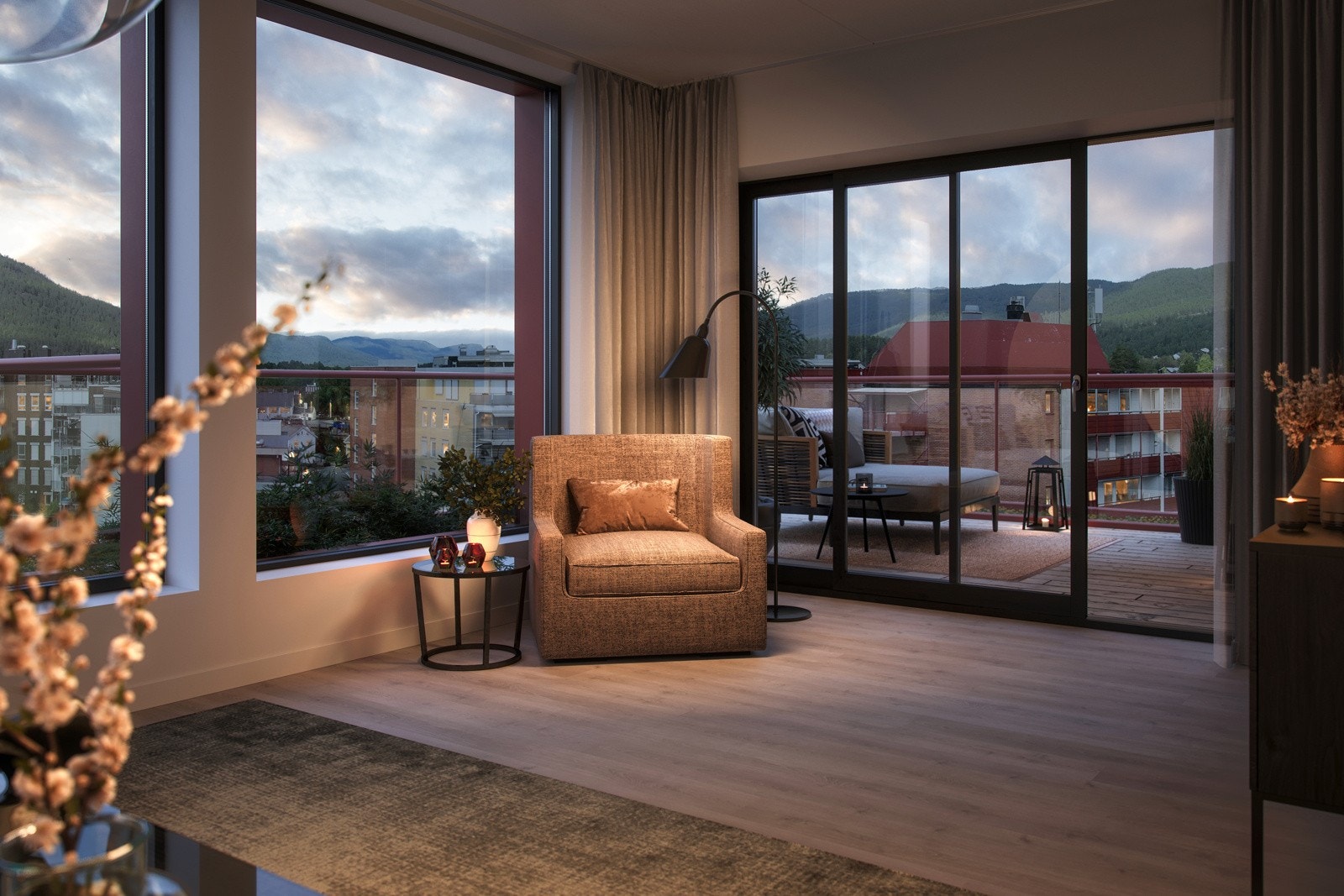 Illustrasjon fra leilighet A701 Galleribilde