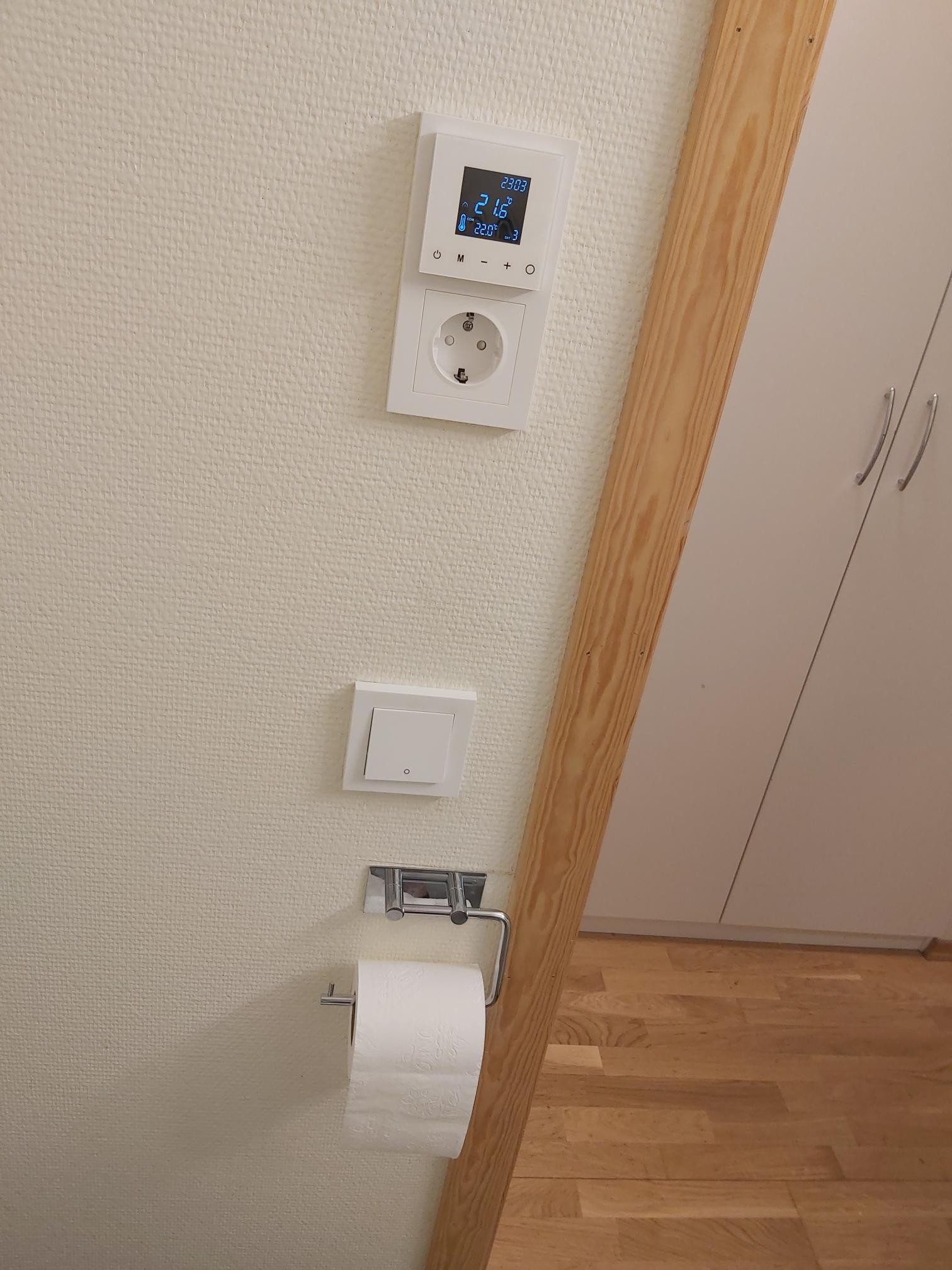 Komfortabel gulvvarme på bad Galleribilde