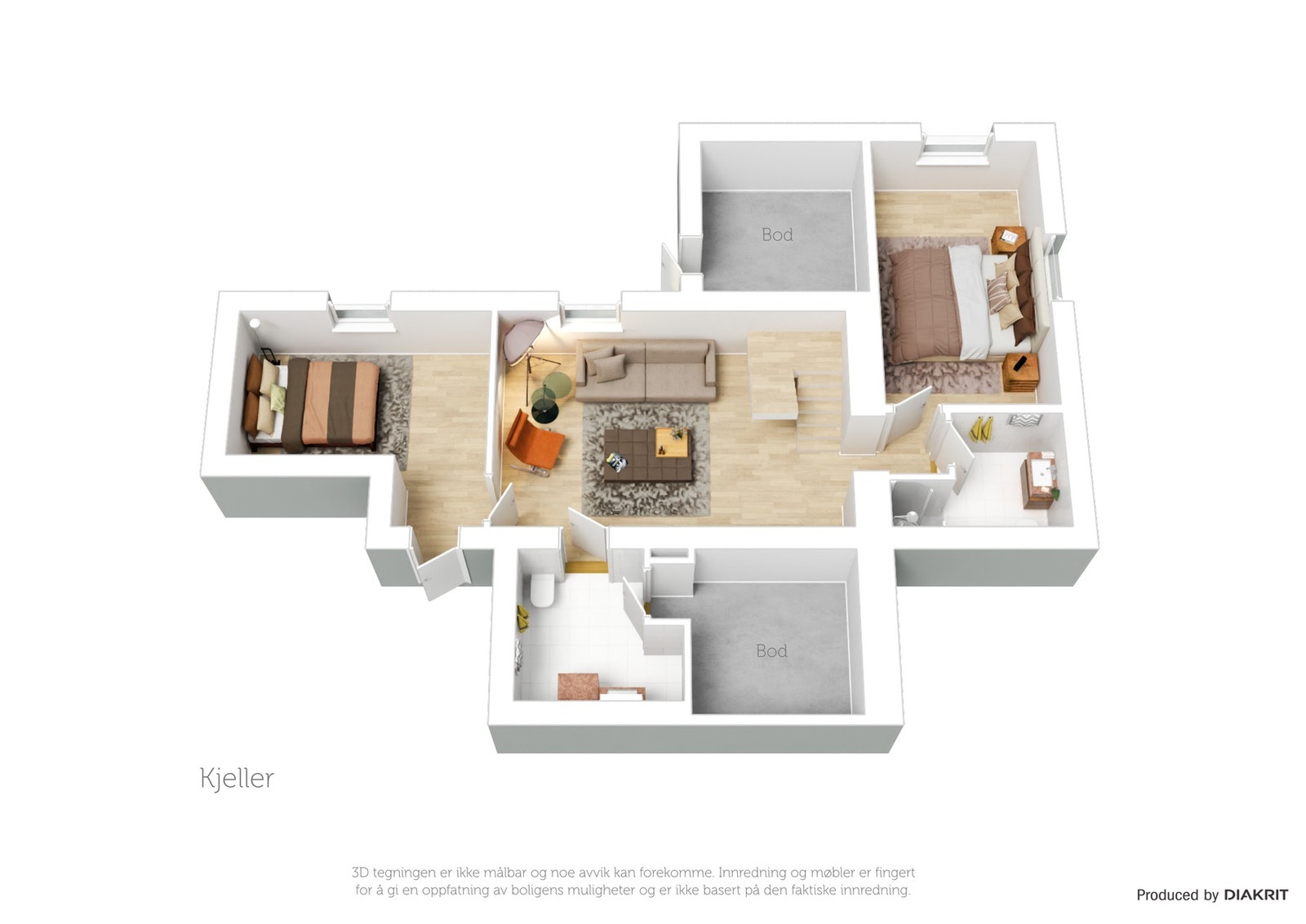 3D kjeller. Galleribilde